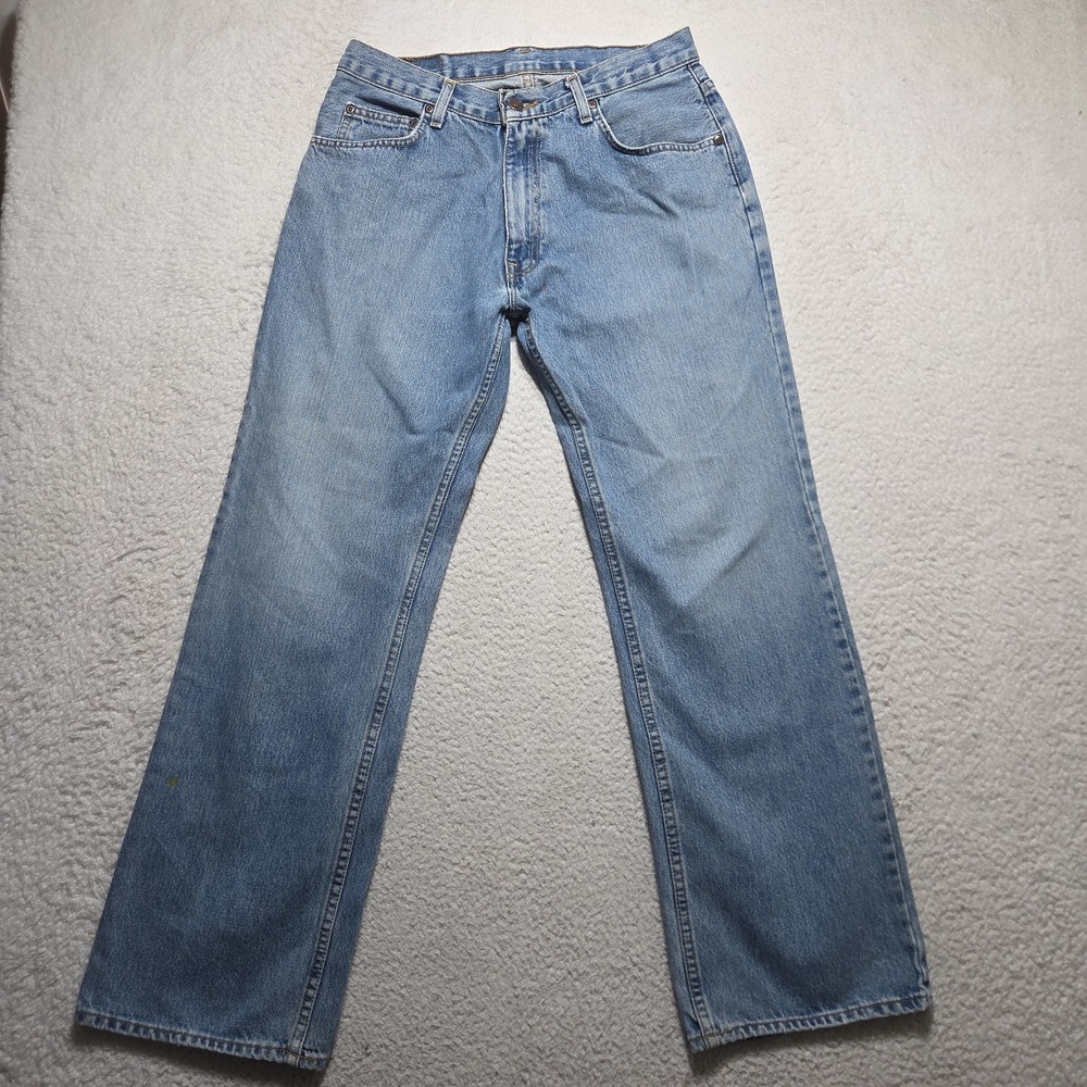 Y2K Arizona Jeans Co Mens Blue Boot Cut Jeans Skater Grunge Denim 32x30
